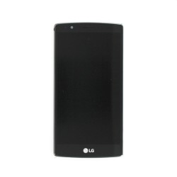 Bloc Ecran Noir prémonté sur châssis avec vitre et LCD pour LG G4 photo 2