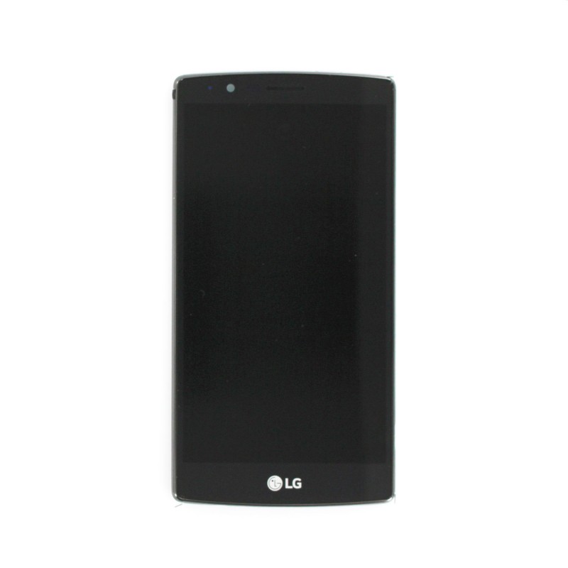 Bloc Ecran Noir prémonté sur châssis avec vitre et LCD pour LG G4 photo 2