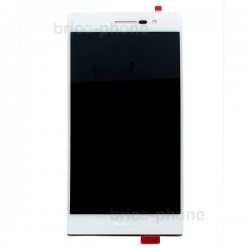 Ecran blanc avec vitre et LCD pour Huawei P7 photo 2