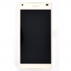 Bloc écran blanc avec châssis pour Sony Xperia Z5 Compact photo 2