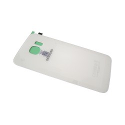 Vitre arrière Blanche pour Samsung Galaxy S6 Edge photo 2