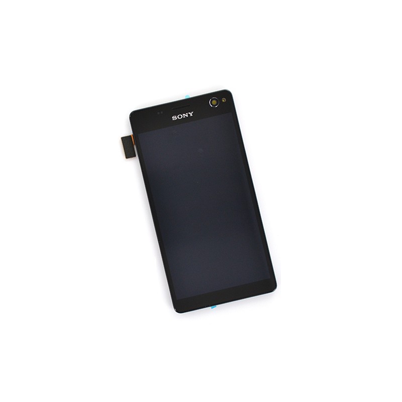 Bloc écran noir prémonté sur châssis pour Sony Xperia C4 / C4 DUAL SIM photo 2