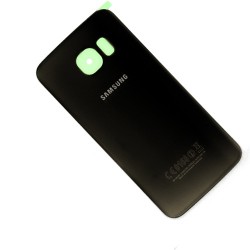 Vitre arrière NOIR COSMOS pour Samsung Galaxy S6 Edge photo 2