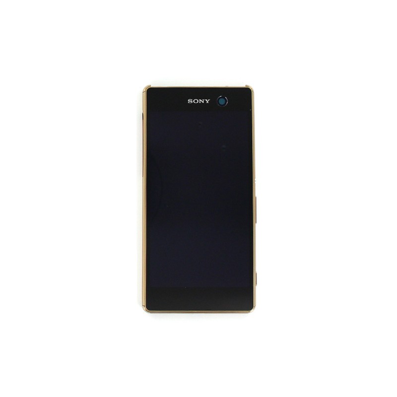 Bloc Ecran Or avec châssis pour Sony Xperia M5 /M5 DUAL SIM photo 2
