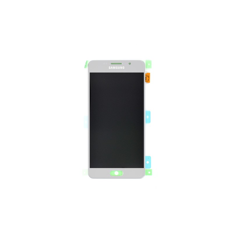 Bloc Ecran Blanc avec vitre + Amoled pour Samsung Galaxy A5 2016 photo 2