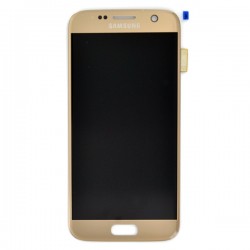 Ecran Amoled et vitre prémontés pour Samsung Galaxy S7 Or photo 2