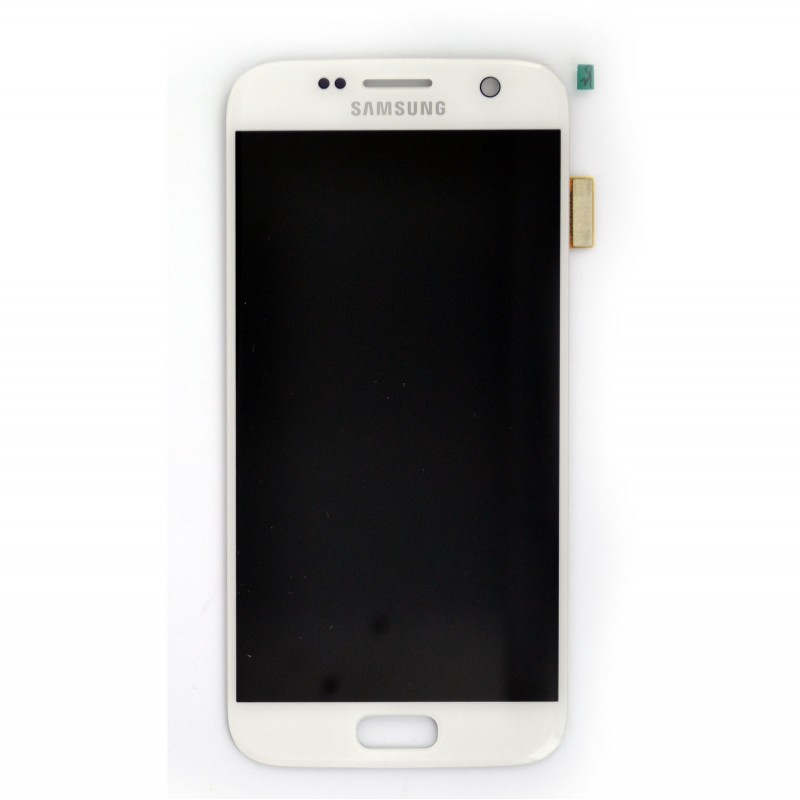 Ecran Amoled et vitre prémontés pour Samsung Galaxy S7 Blanc photo 2