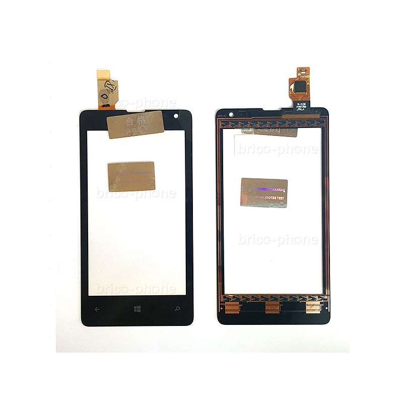 Vitre Noire sans châssis pour NOKIA Lumia 435 / 435 Dual Sim photo 2