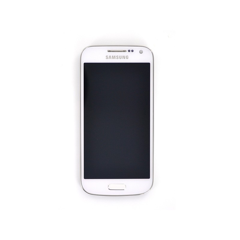 Ecran BLANC prémonté sur châssis pour Samsung Galaxy S4 Mini VE photo 2