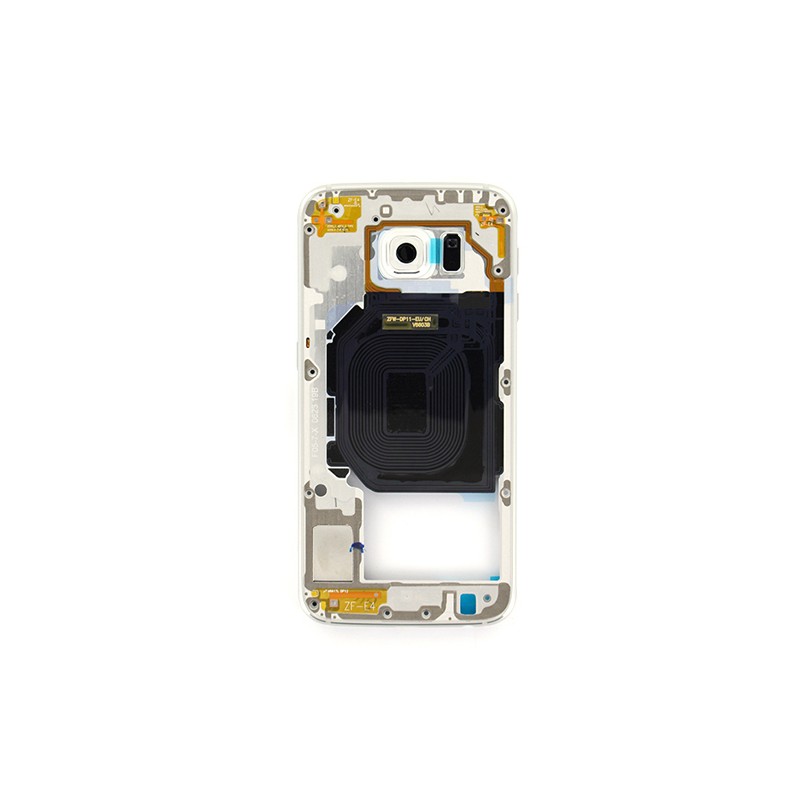 Châssis Intermédiaire Blanc pour Samsung Galaxy S6 photo 2
