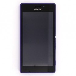 Bloc Ecran Purple complet pour Sony Xperia M2 photo 2
