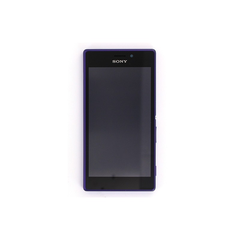Bloc Ecran Purple complet pour Sony Xperia M2 photo 2