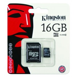 Carte mémoire microSDHC Classe 10 KINGSTON 16 Go photo 1