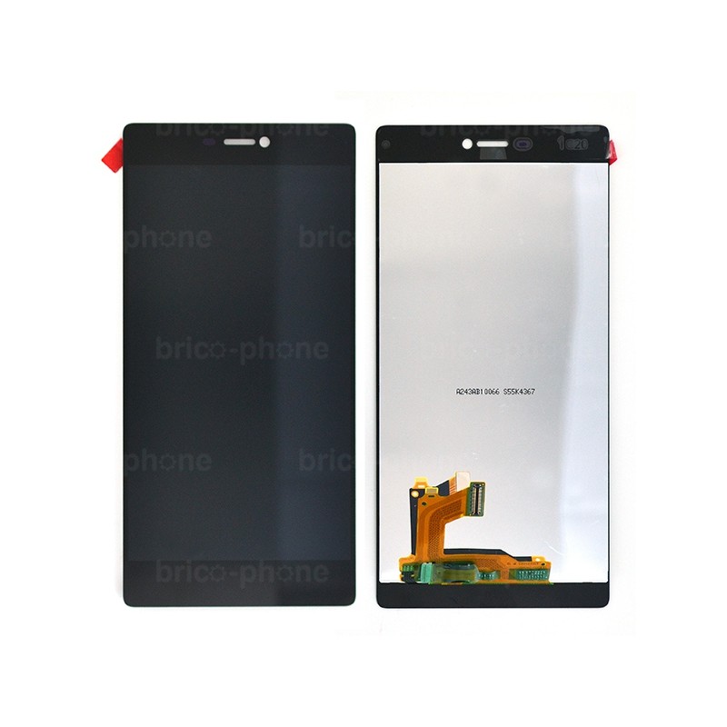 Ecran Noir avec vitre et LCD pour Huawei P8 photo 2