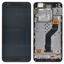 Bloc Ecran NOIR COMPLET prémonté sur chassis pour Huawei Nexus 6P photo 2