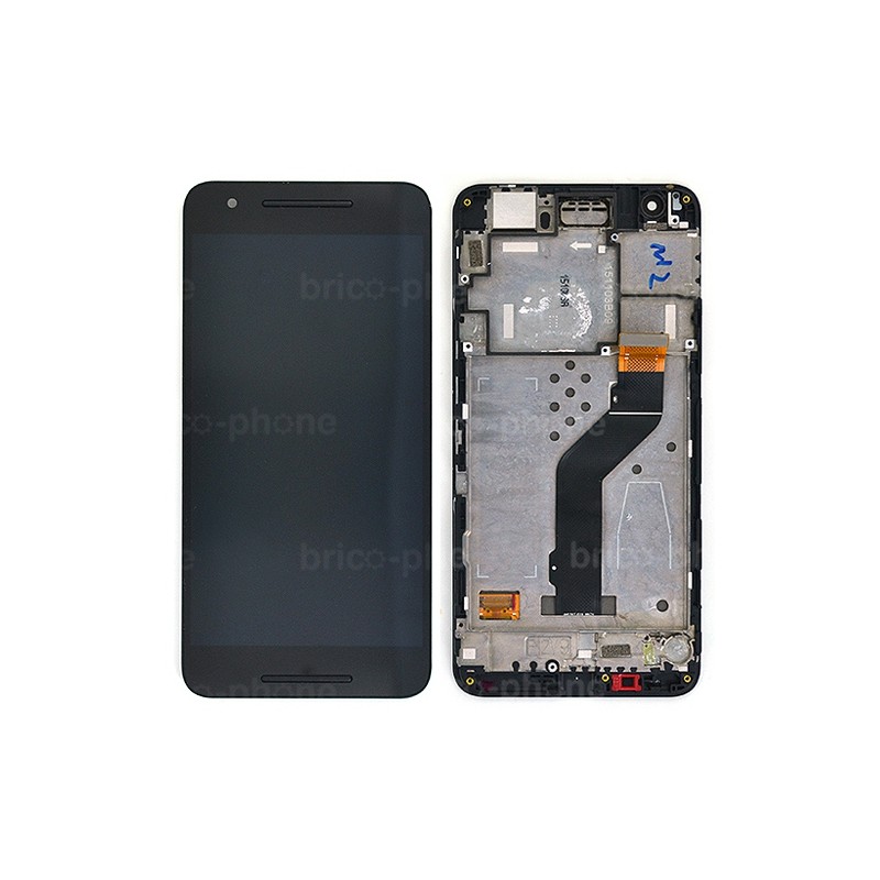 Bloc Ecran NOIR COMPLET prémonté sur chassis pour Huawei Nexus 6P photo 2