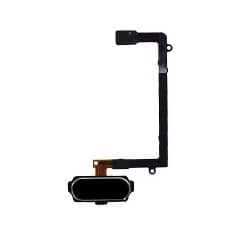 Bouton Home Noir avec nappe pour Samsung Galaxy S6 Edge photo 2