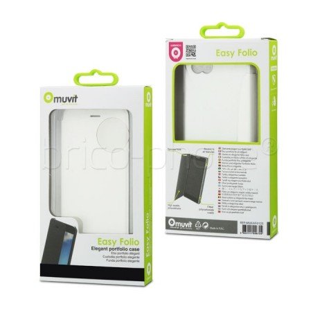 Housse portefeuille Blanche Muvit pour iPhone 6 Plus et 6S Plus photo 3