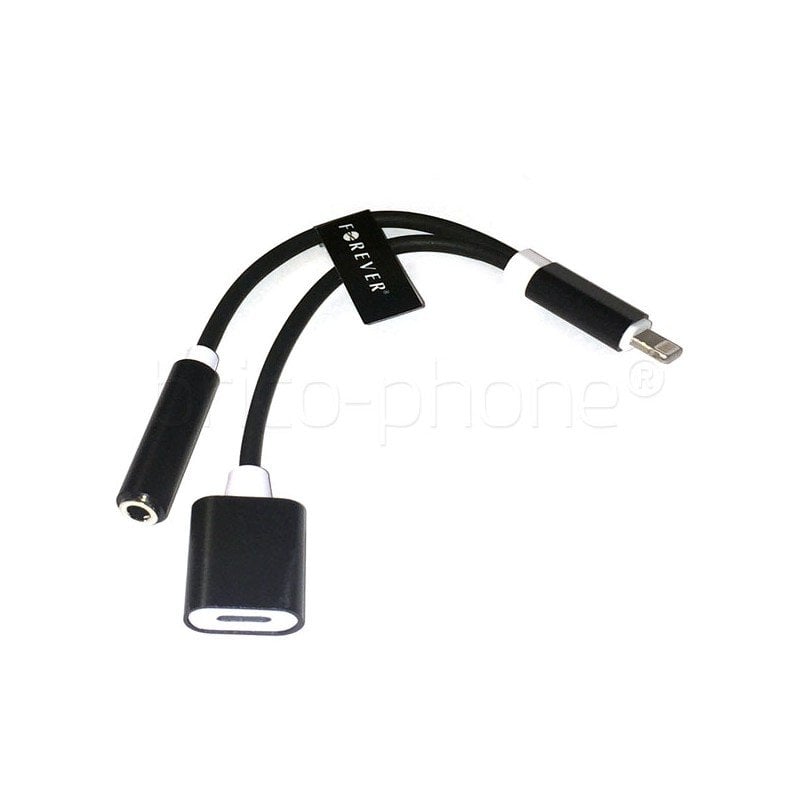 Adaptateur 2 en 1 lightning et jack pour iPhone 7 et 7 Plus photo 2