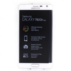 Bloc Ecran Blanc complet prémonté pour Samsung Galaxy Note Edge photo 2