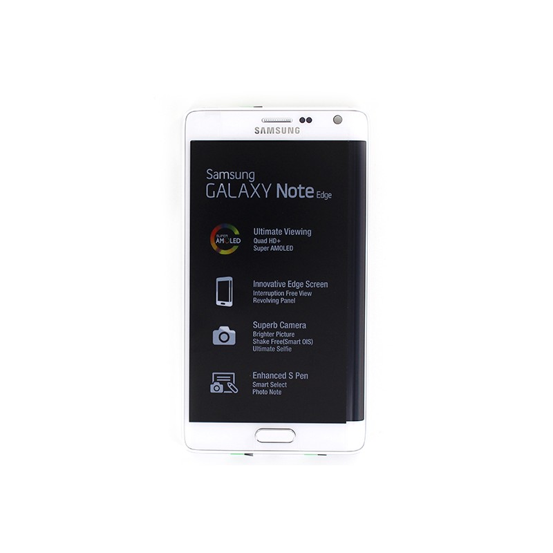 Bloc Ecran Blanc complet prémonté pour Samsung Galaxy Note Edge photo 2