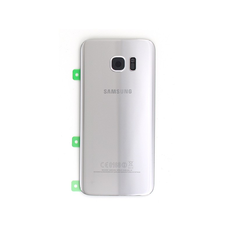 Vitre arrière Argent pour Samsung Galaxy S7 Edge photo 2