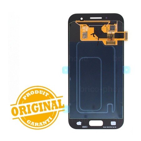Bloc écran Noir Amoled avec vitre prémontée pour Samsung Galaxy A3 2017 photo 3
