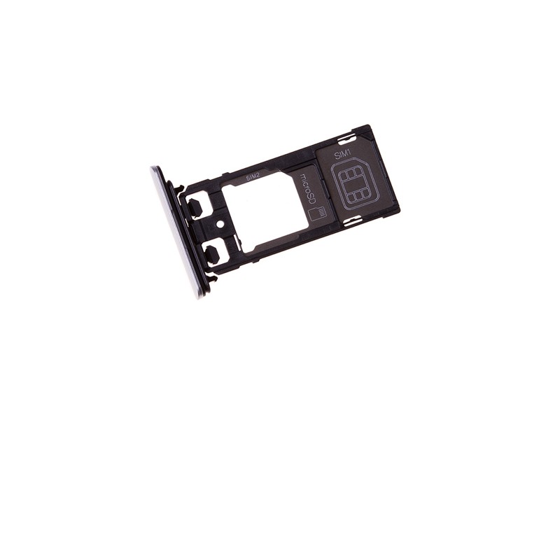 Rack tiroir cartes SIM et SD Blanc pour Sony Xperia X Performance Dual photo 2