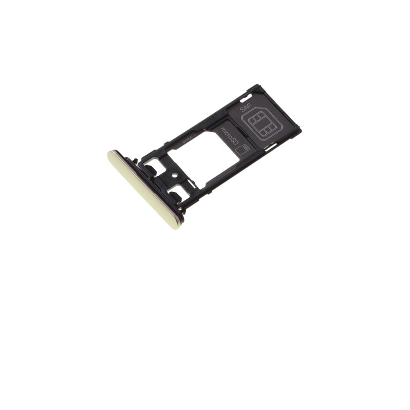 Rack tiroir cartes SIM et SD Or pour Sony Xperia X Performance Dual photo 2