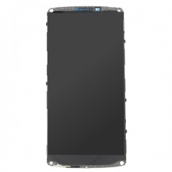 Bloc Ecran Noir prémonté sur châssis avec vitre et LCD pour LG V10 photo 2