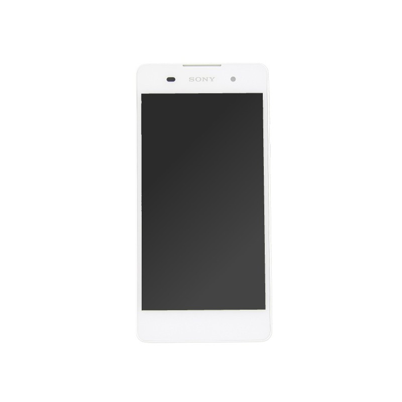 Bloc écran blanc prémonté sur châssis pour Sony Xperia E5 photo 2