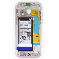 Châssis Intermédiaire avec batterie pour Samsung Galaxy A5 2017 Or photo 2