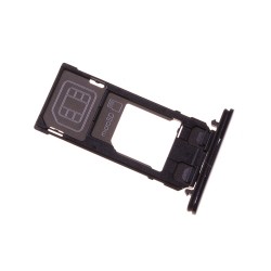 Rack tiroir cartes SIM et SD Noir pour Sony Xperia X Compact photo 2