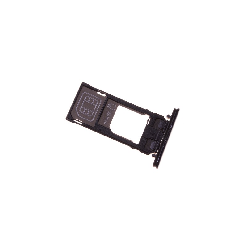 Rack tiroir cartes SIM et SD Noir pour Sony Xperia X Compact photo 1