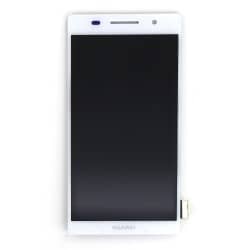 Ecran blanc avec vitre et LCD pour Huawei P6 photo 2