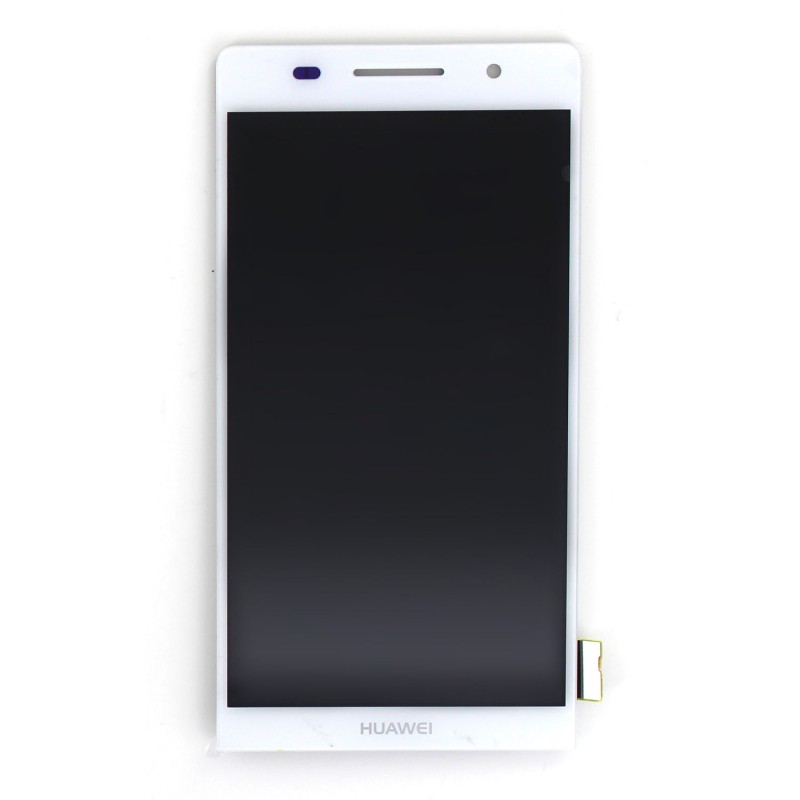 Ecran blanc avec vitre et LCD pour Huawei P6 photo 2