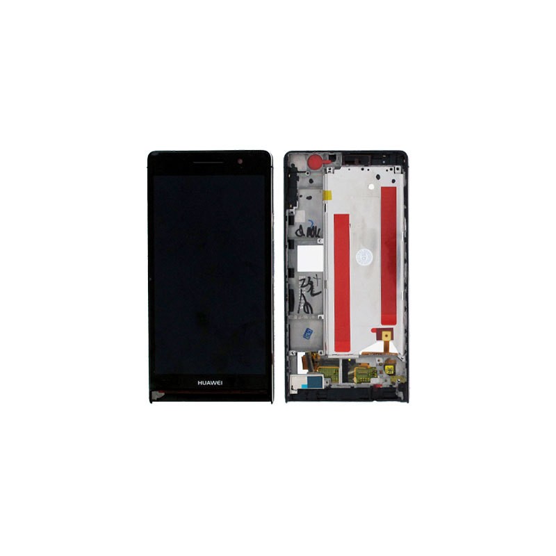 Bloc écran Noir COMPLET prémonté sur châssis pour Huawei P6 photo 2