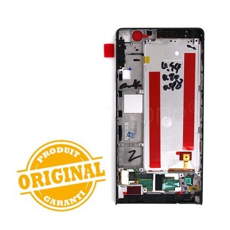 Bloc écran Noir COMPLET prémonté sur châssis pour Huawei P6 photo 3