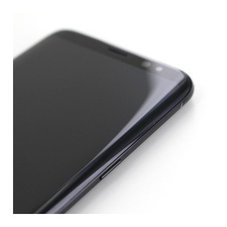 Bloc Ecran Amoled et vitre prémontés sur châssis pour Galaxy S8 Noir Carbone photo 6