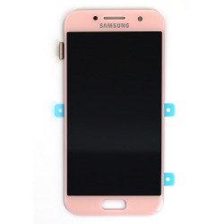Bloc écran Rose Amoled avec vitre prémontée pour Samsung Galaxy A3 2017 photo 2