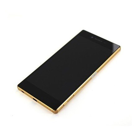 Bloc Ecran avec châssis pour Sony Xperia Z5 Premium Dual Or photo 4