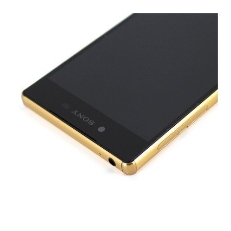 Bloc Ecran avec châssis pour Sony Xperia Z5 Premium Dual Or photo 5