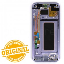 Bloc Ecran Amoled et vitre prémontés sur châssis pour Galaxy S8 Plus Violet Orchidée photo 4