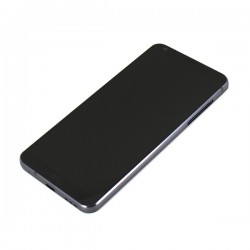Bloc Ecran avec vitre et LCD prémontés sur châssis pour LG G6 Noir photo 4