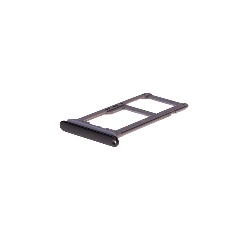 Rack tiroir carte SIM et SD Noir Carbone pour Samsung Galaxy S8 Plus photo 2