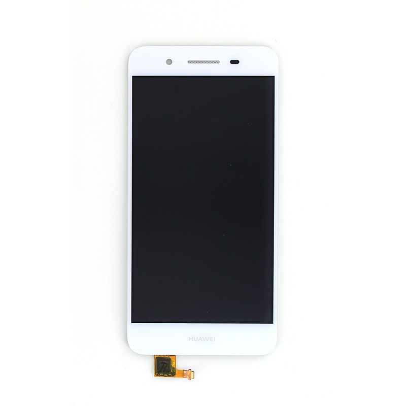 Ecran Blanc avec vitre et LCD sans châssis pour Huawei P8 Lite Smart (GR3) photo 2