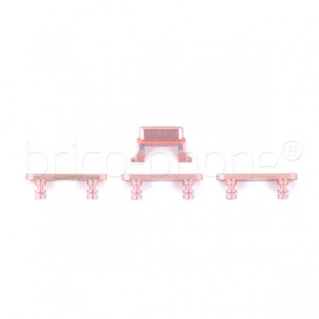 Lot de 4 boutons pour iPhone 7 Or Rose photo 3