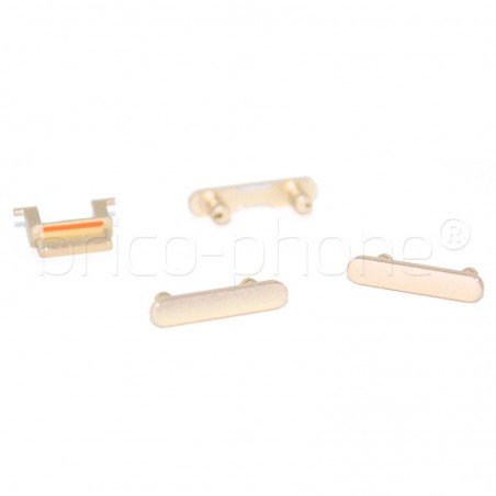 Lot de 4 boutons pour iPhone 7 Or photo 2