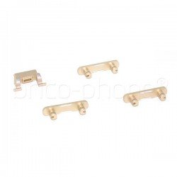 Lot de 4 boutons pour iPhone 7 Or photo 4