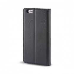 Housse portefeuille avec effet grainé Noir pour Samsung Galaxy Xcover 3 photo 3